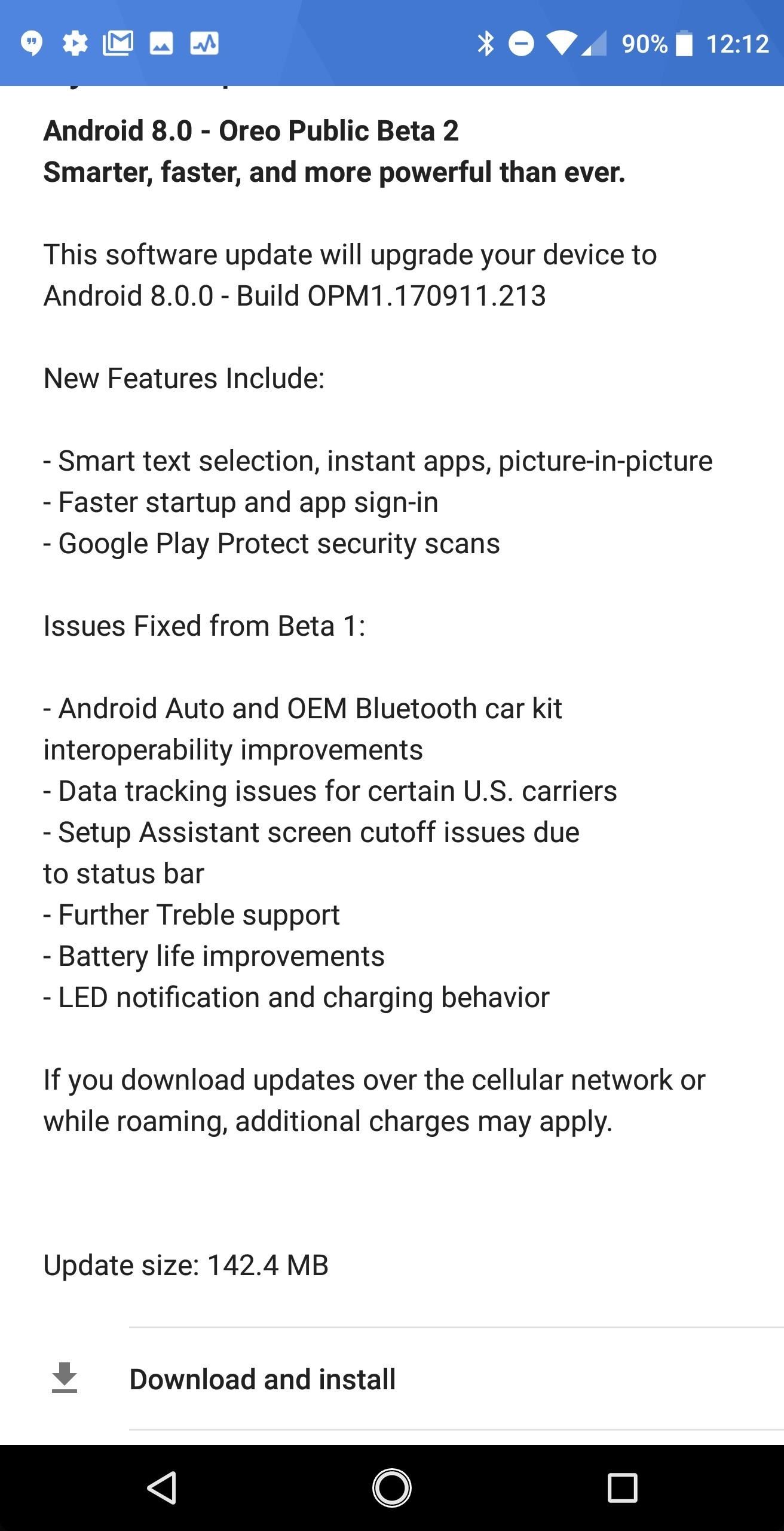 Essential Releases Oreo Beta 2 Update