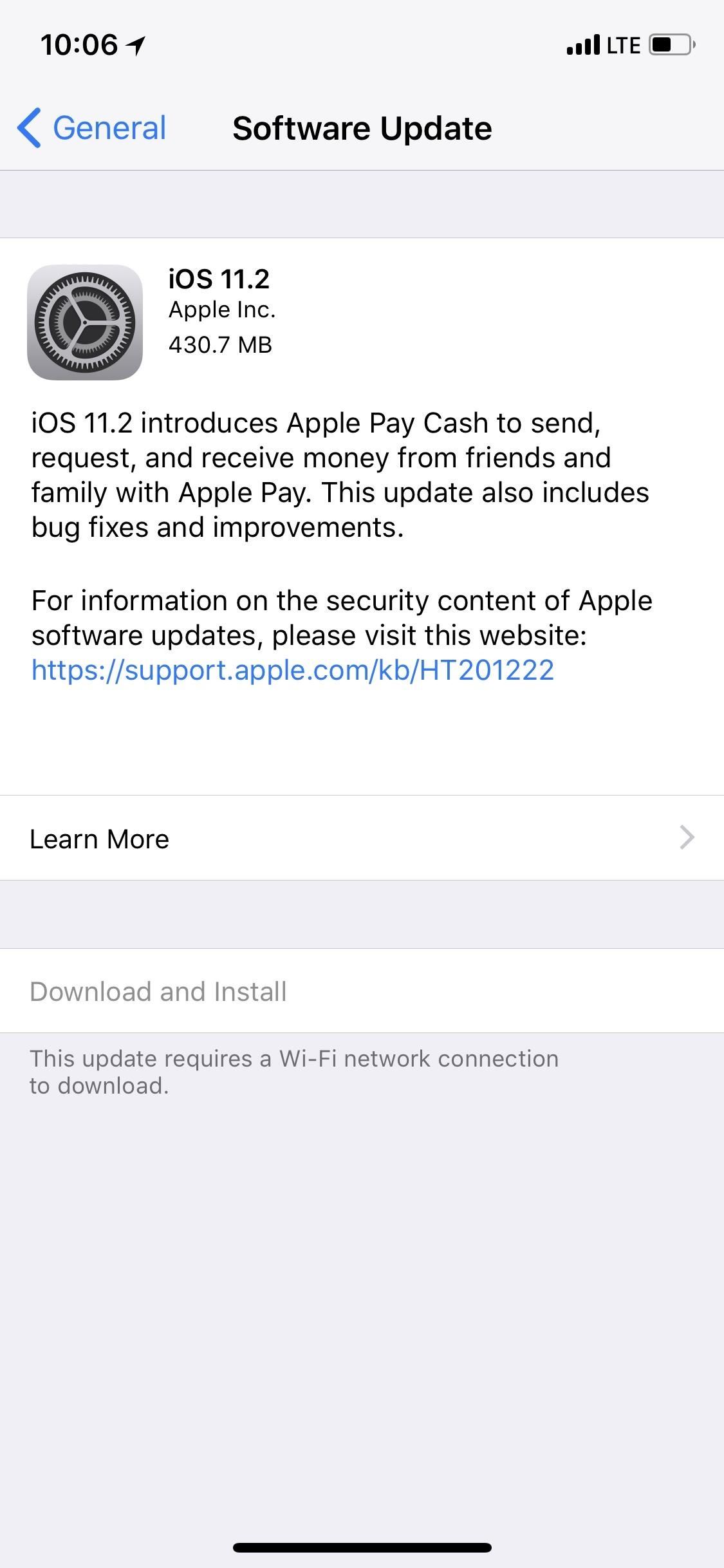 iOS 11.2 Released to the Masses with Bug Fixes, Apple Pay Cash & More New Features