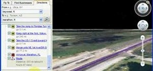 Get directions in Google Earth