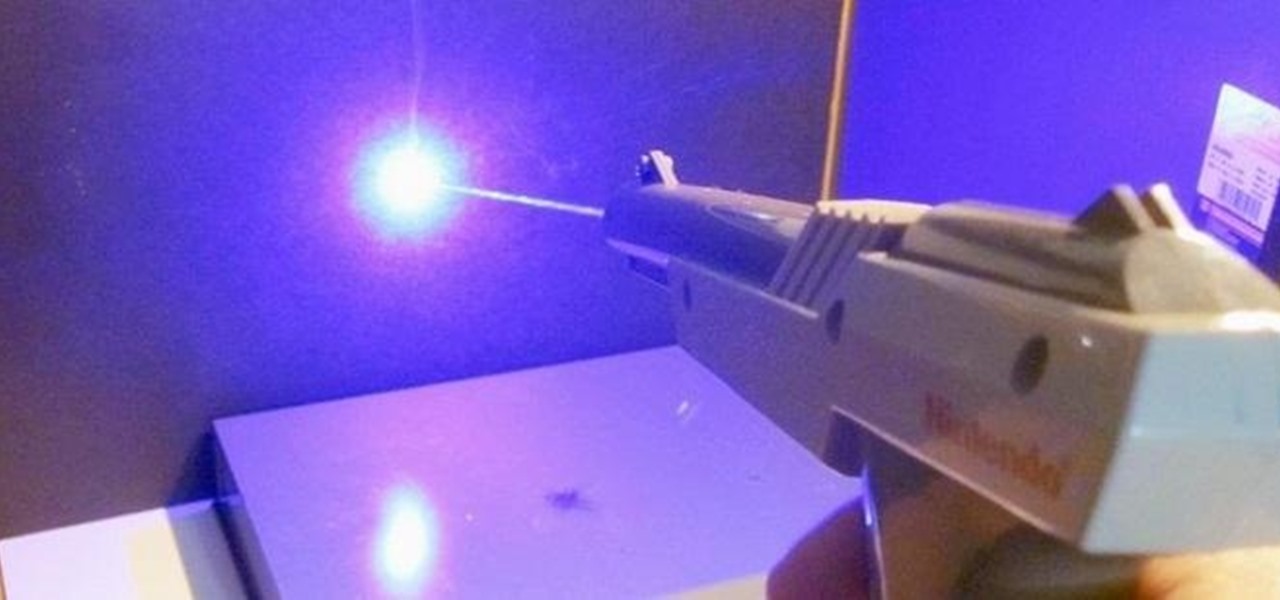 Mod Your NES Duck Hunt Zapper into a Real-Life Laser Gun