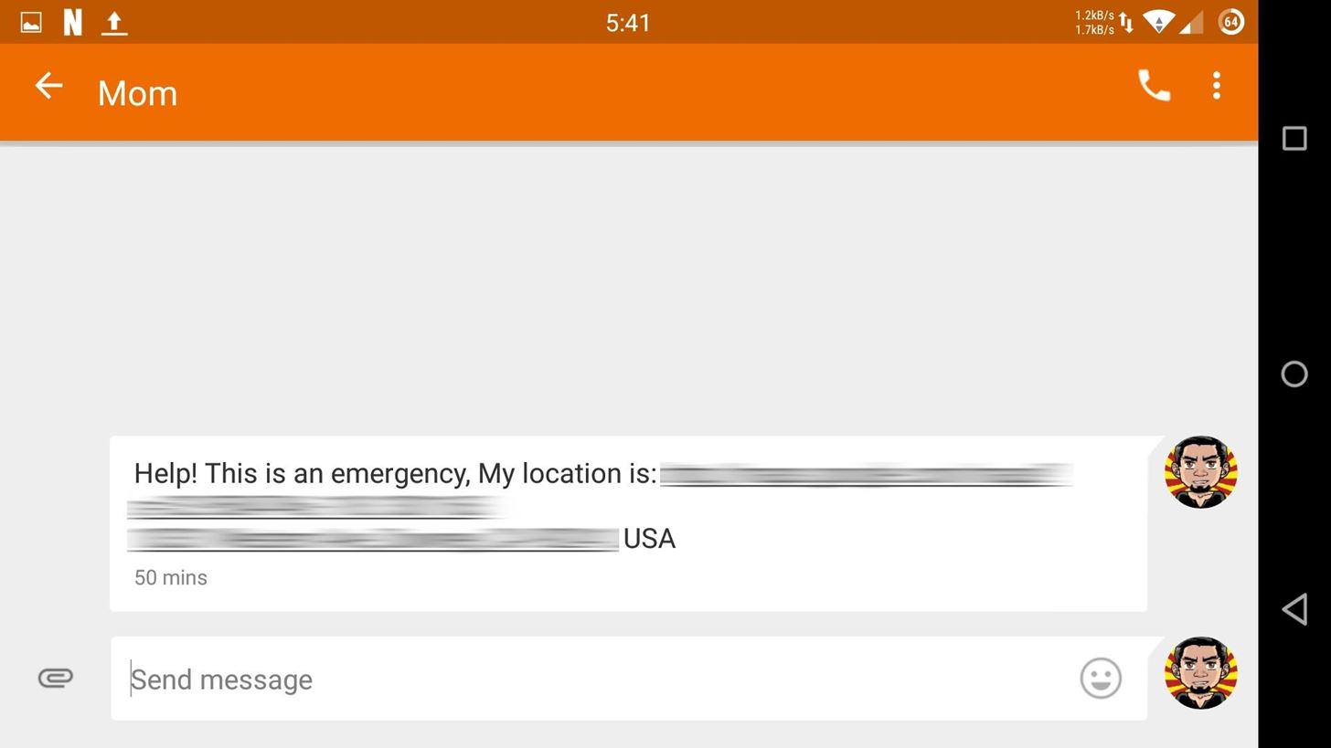 When in Distress, Shake Your Android to Send a Quick SOS Alert with Your Location