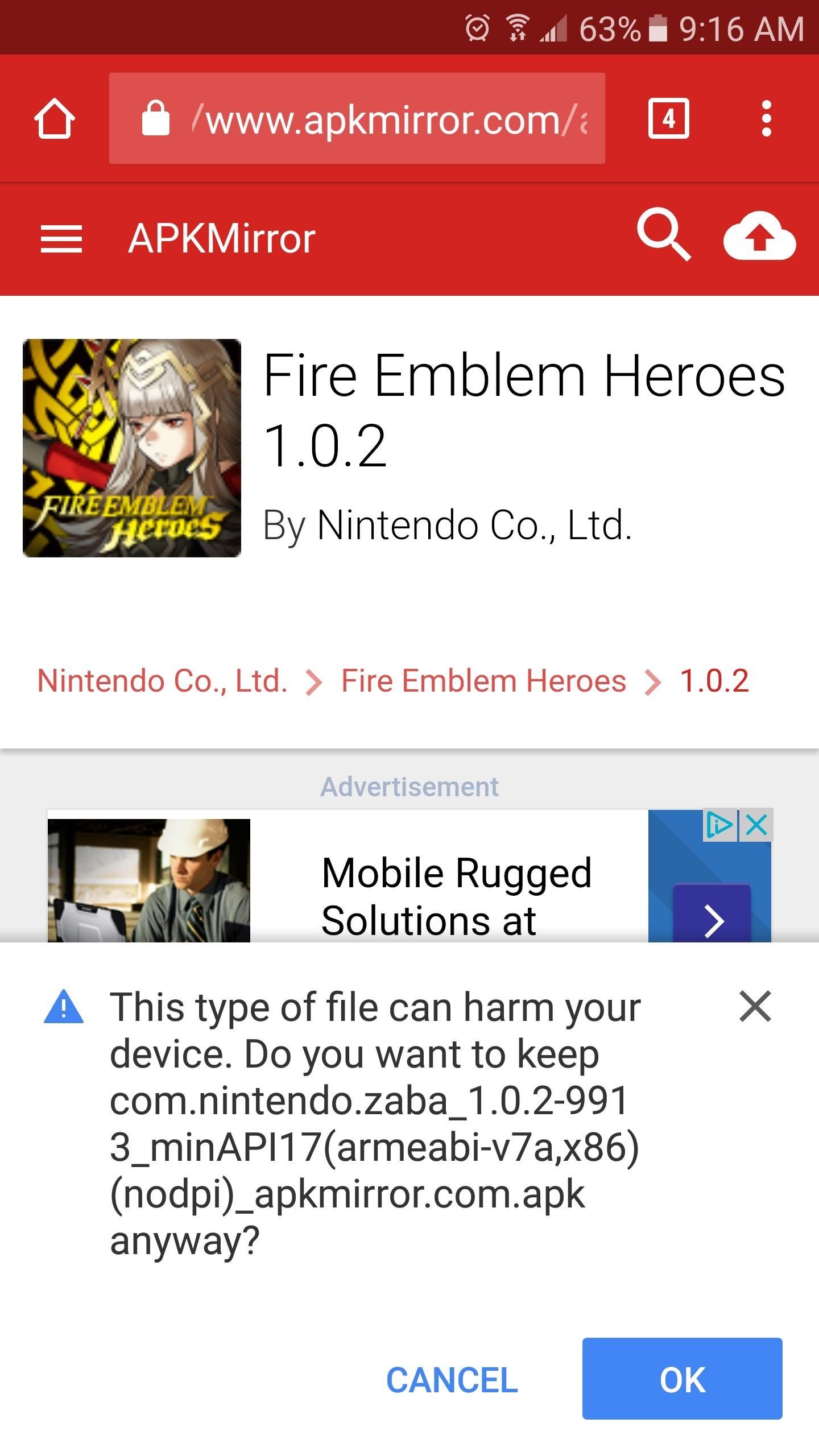 How to Get Nintendo's Fire Emblem Heroes Game on Your Android Phone Right Now