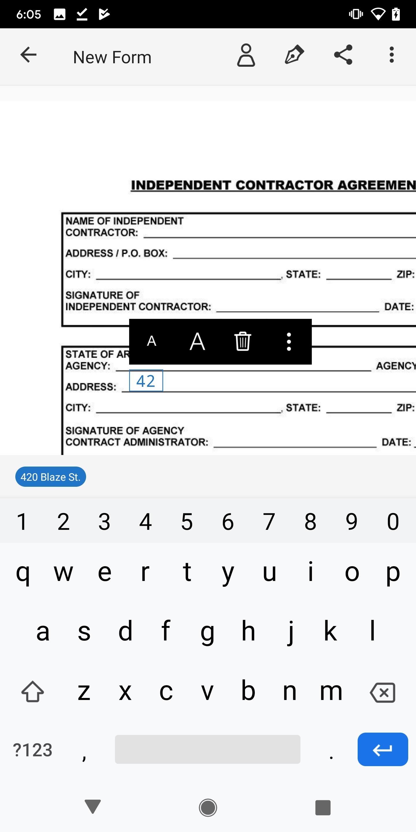 Use Adobe Fill & Sign to Electronically Fill Out & Sign Important Forms on Android or iOS