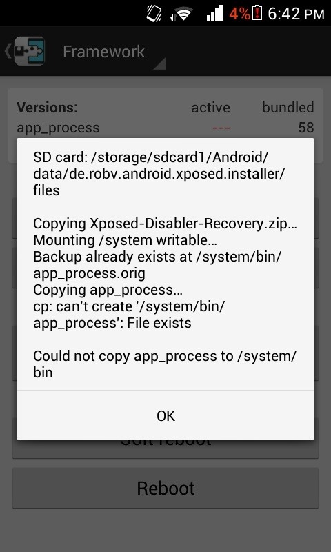 Xposed Installer Not Working