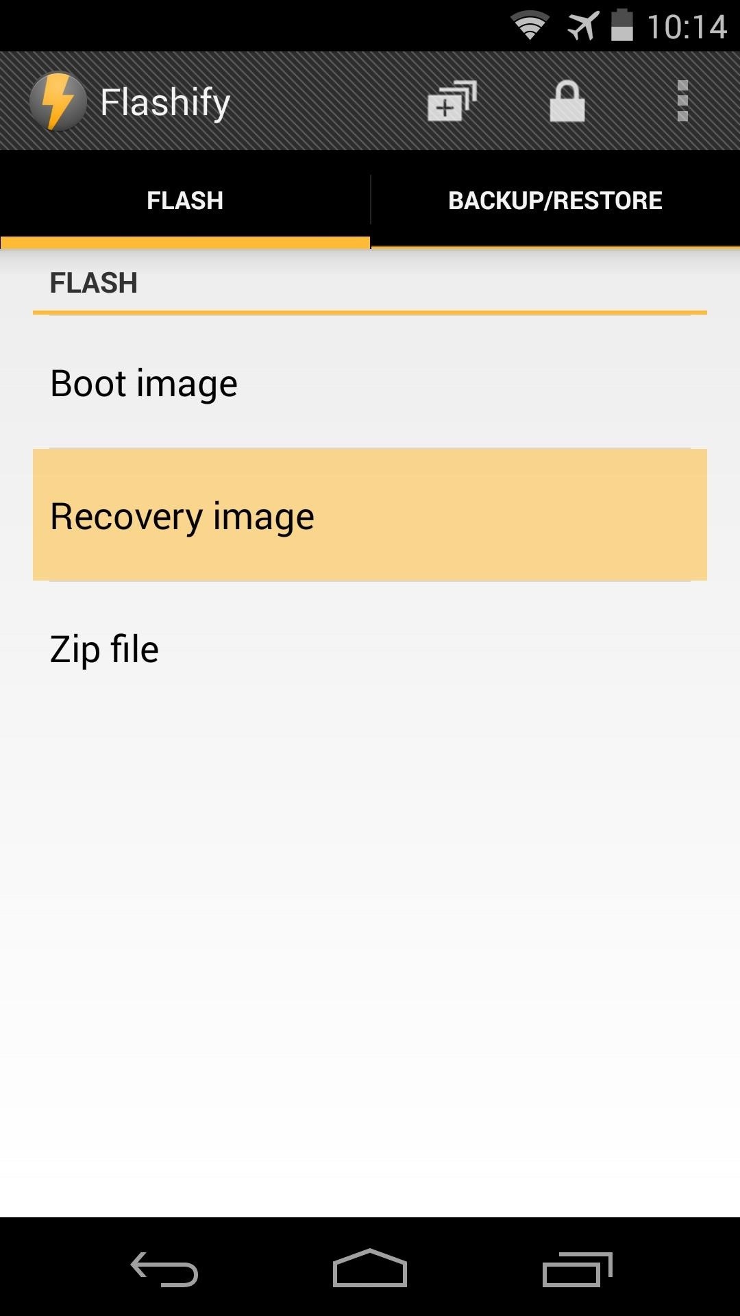 How to Install a Custom Recovery on Your Nexus Without Using a Computer