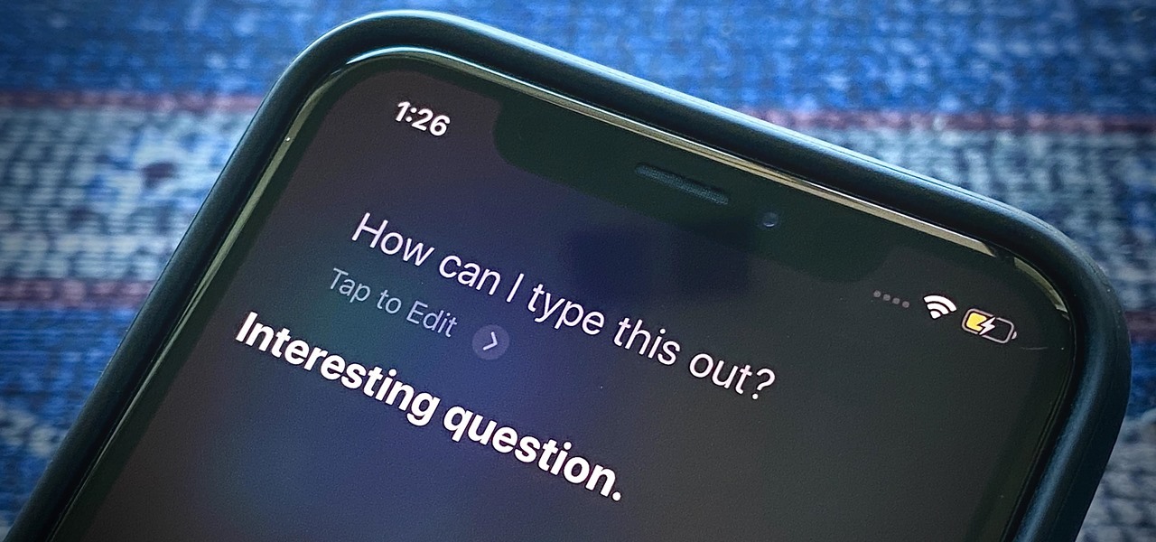 Type to Siri Without Changing a Setting in iOS 13