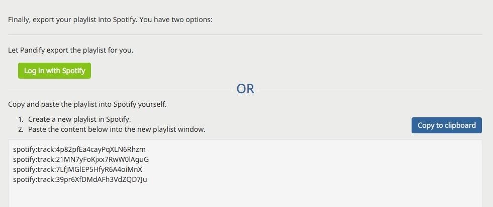How to Turn Pandora Likes into a Spotify Playlist