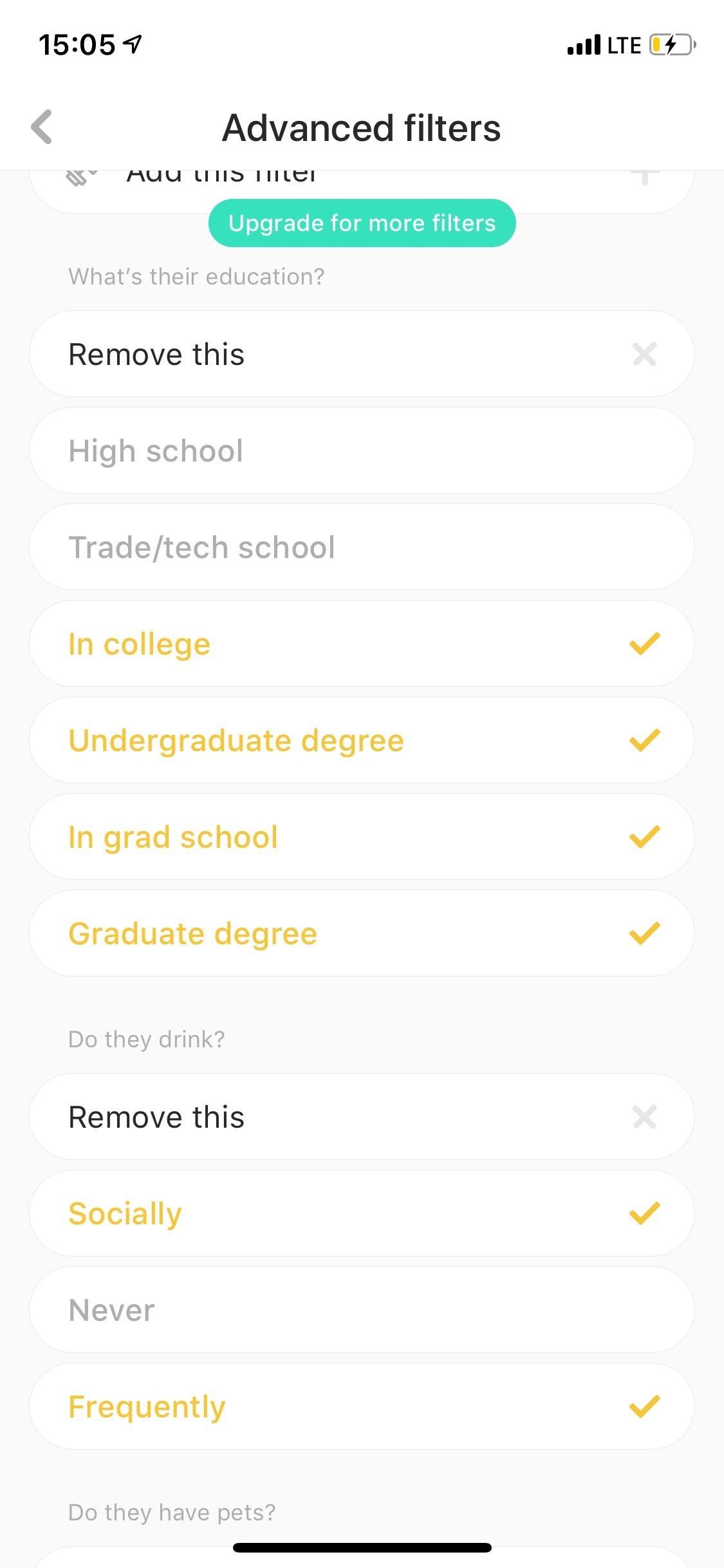 How to Filter Potential Matches on Bumble