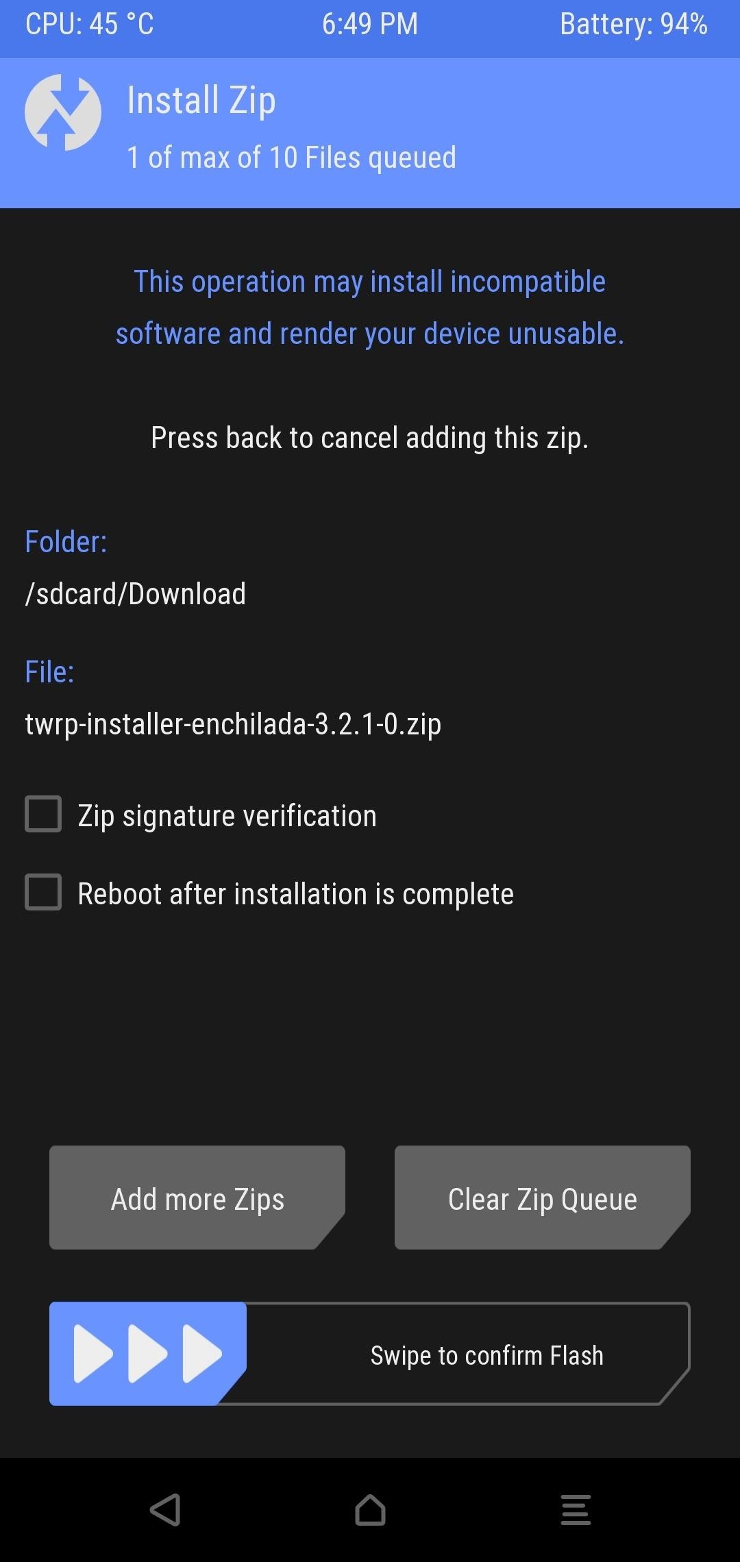 How to Install TWRP Custom Recovery on Your OnePlus 6
