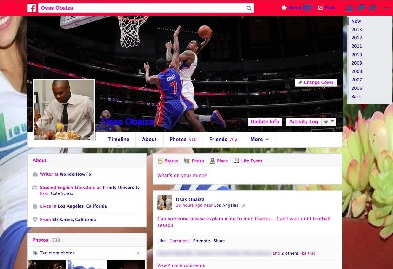 How to Change the Text Color & Default Blue Facebook Theme for a More Swaggy Profile