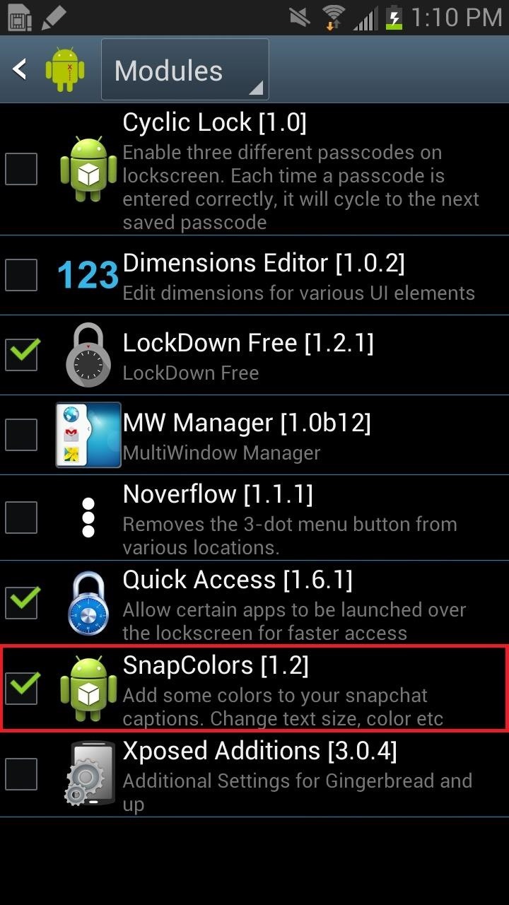 How to Change Font Size & Text Colors in Snapchat on Your Galaxy Note 2