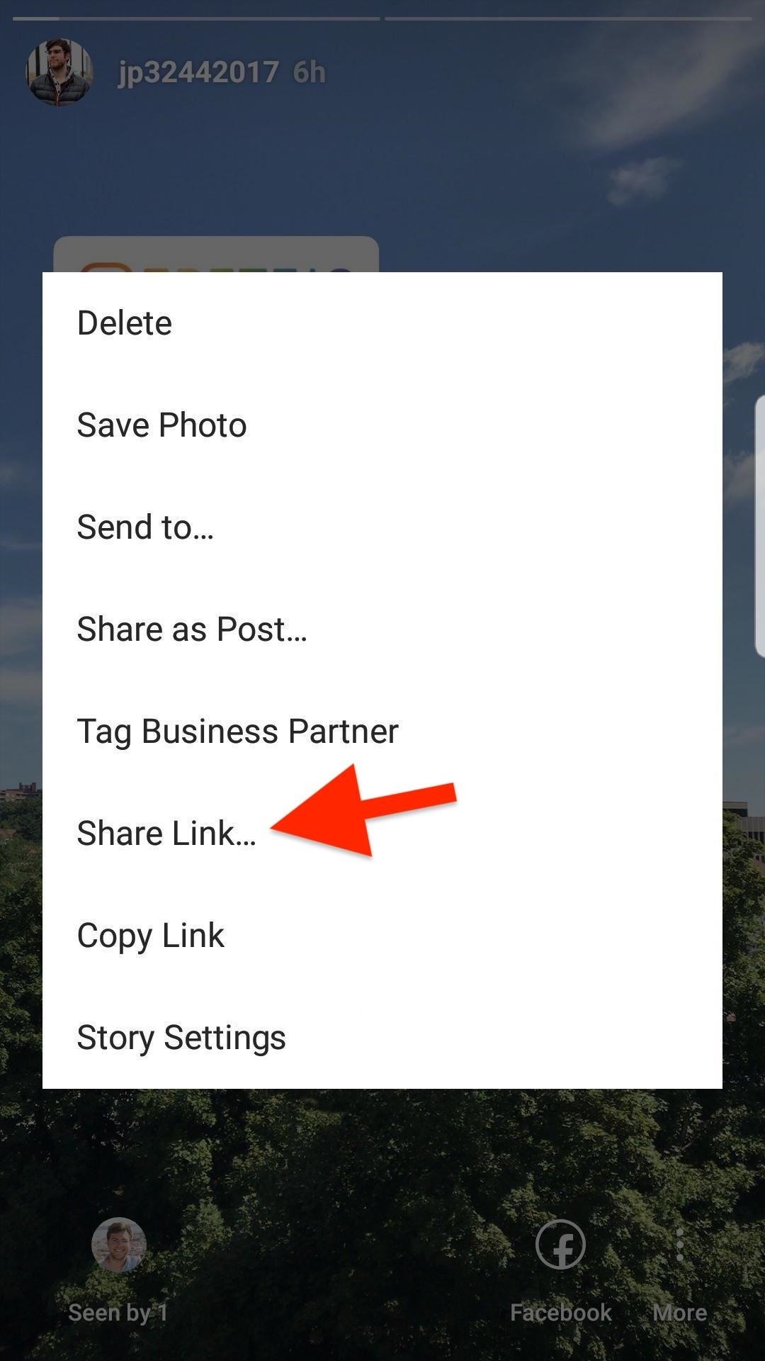 How to Share Link on Instagram Post 