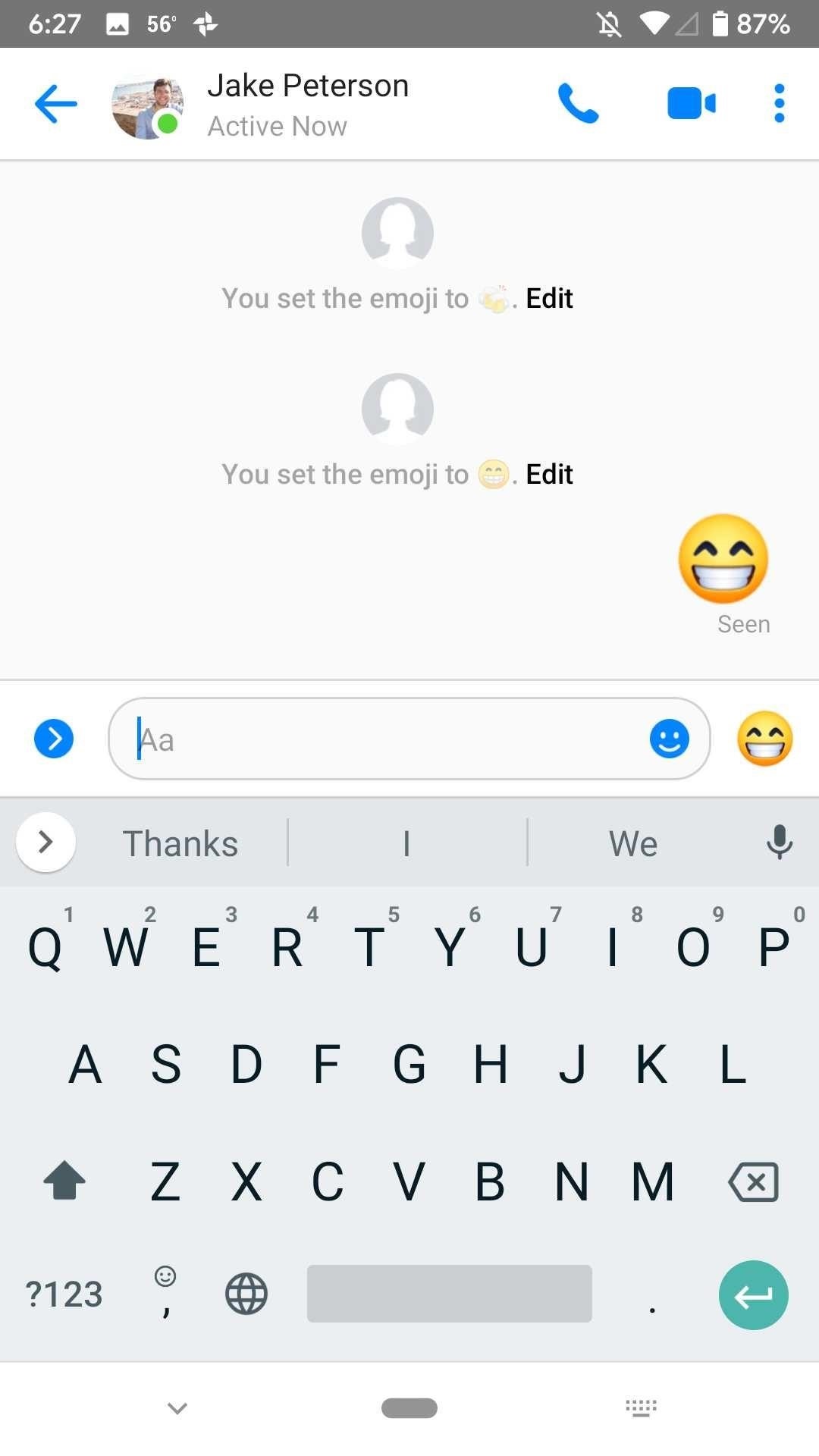 Sick of Thumbs Up? Here's How to Change the Default Chat Emoji in Individual Messenger Threads