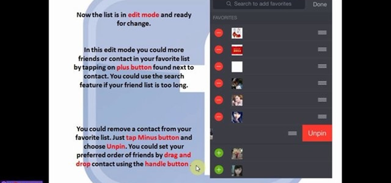 Pin Favorite Friends on Top of Facebook Chat List in IOS and Android