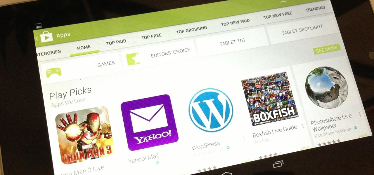 Get Google's Latest Play Store Redesign on Your Nexus 7 Tablet Right Now