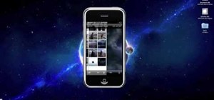 Use the desktop/SMS background app on the iPhone