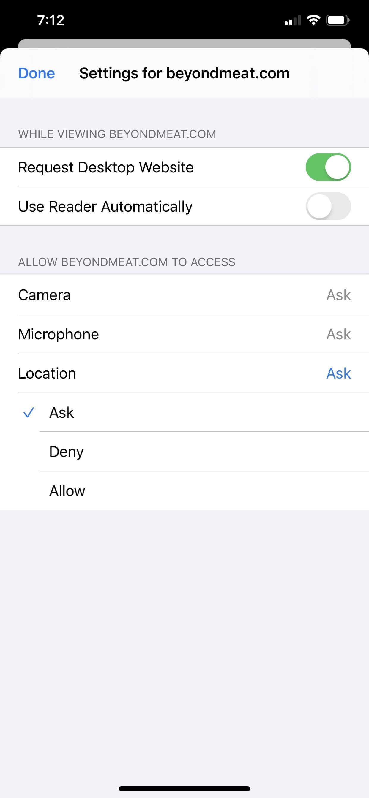 How to Customize Camera, Microphone & Location Permissions for Specific Websites in iOS 13's Safari