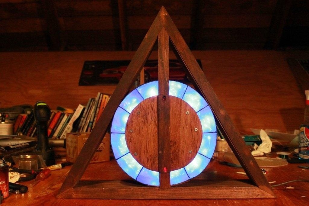 This DIY Deathly Hallows LED Clock Is Perfect for Any Harry Potter Loving Muggle