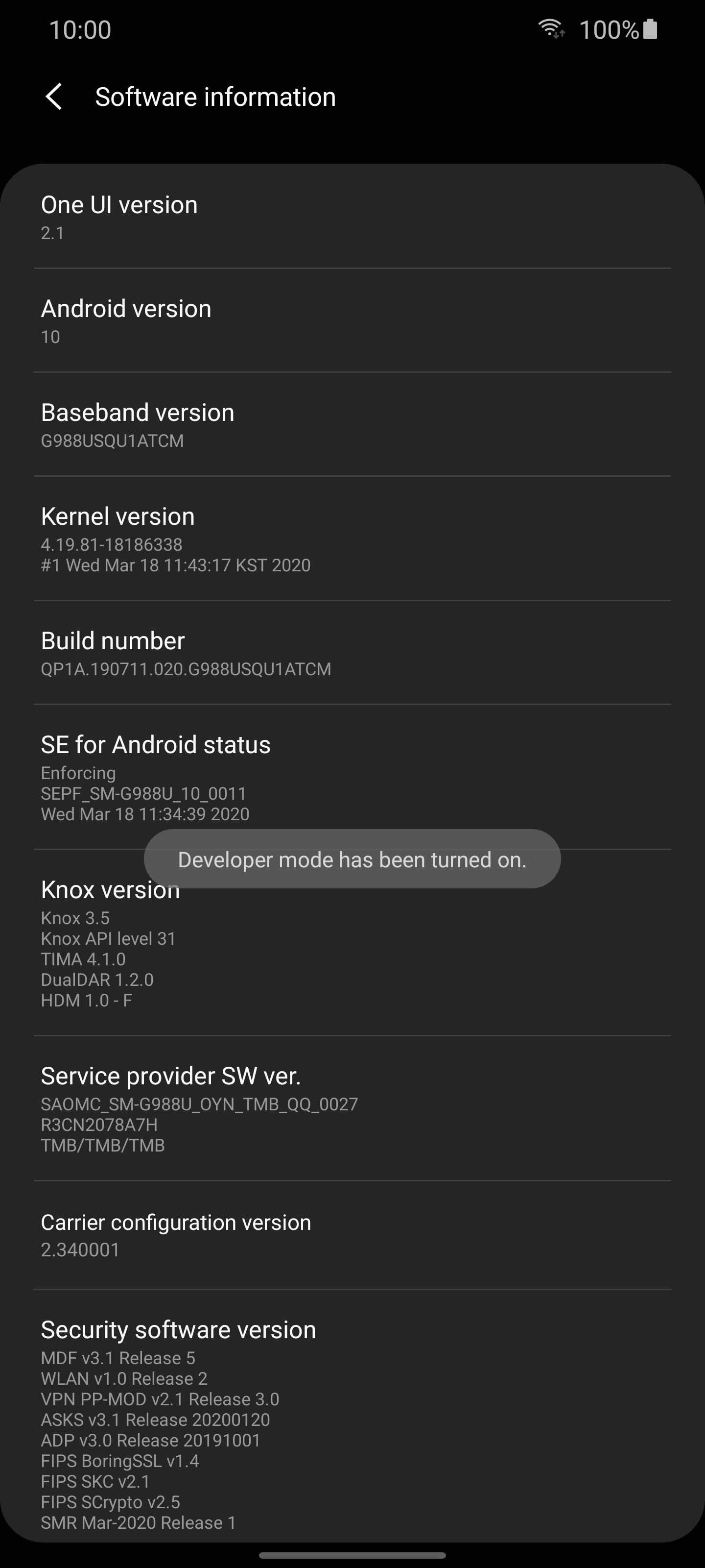How to Activate Developer Options on Your Galaxy S20, S20+, or S20 Ultra