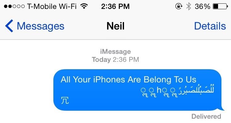 Any Asshole with Your Phone Number Can Cripple Your iPhone