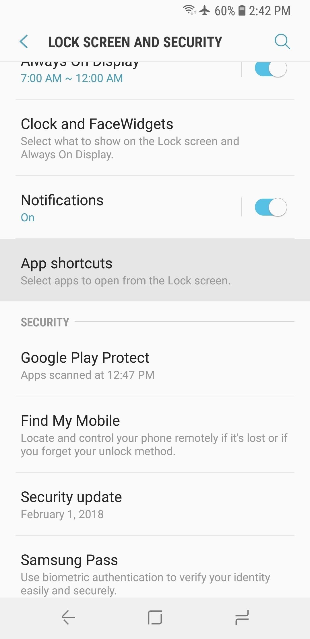 How to Change the Lock Screen Shortcuts on Your Galaxy S9