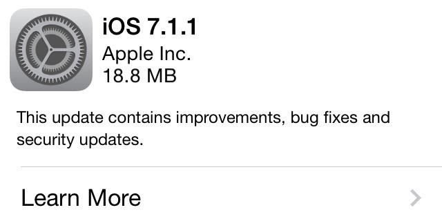 Apple's iOS 7.1.1 Update Is Now Available: Why It's a Bigger Deal Than You Think
