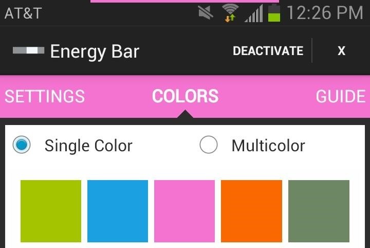 Color Code Battery Levels with an Energy Beam for Your Galaxy S3's Status Bar