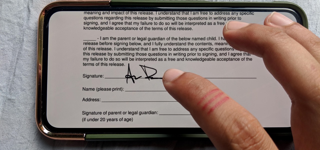 Set Up Your Signature in Apple's Markup & Make It Easy to Sign Forms on Your iPhone
