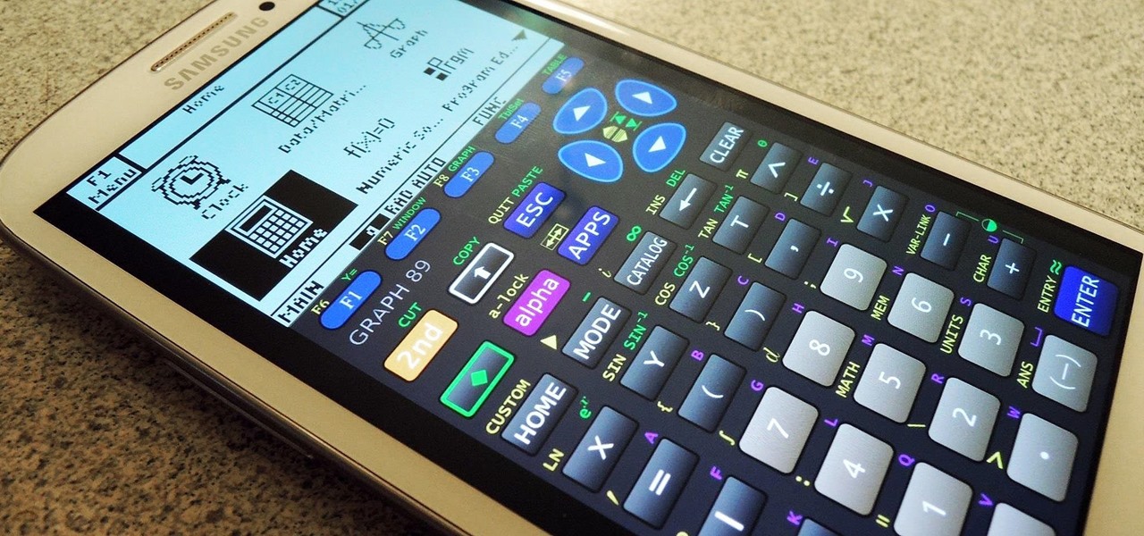 Turn Your Samsung Galaxy S3 into a Powerful TI-89 Titanium Graphing Calculator