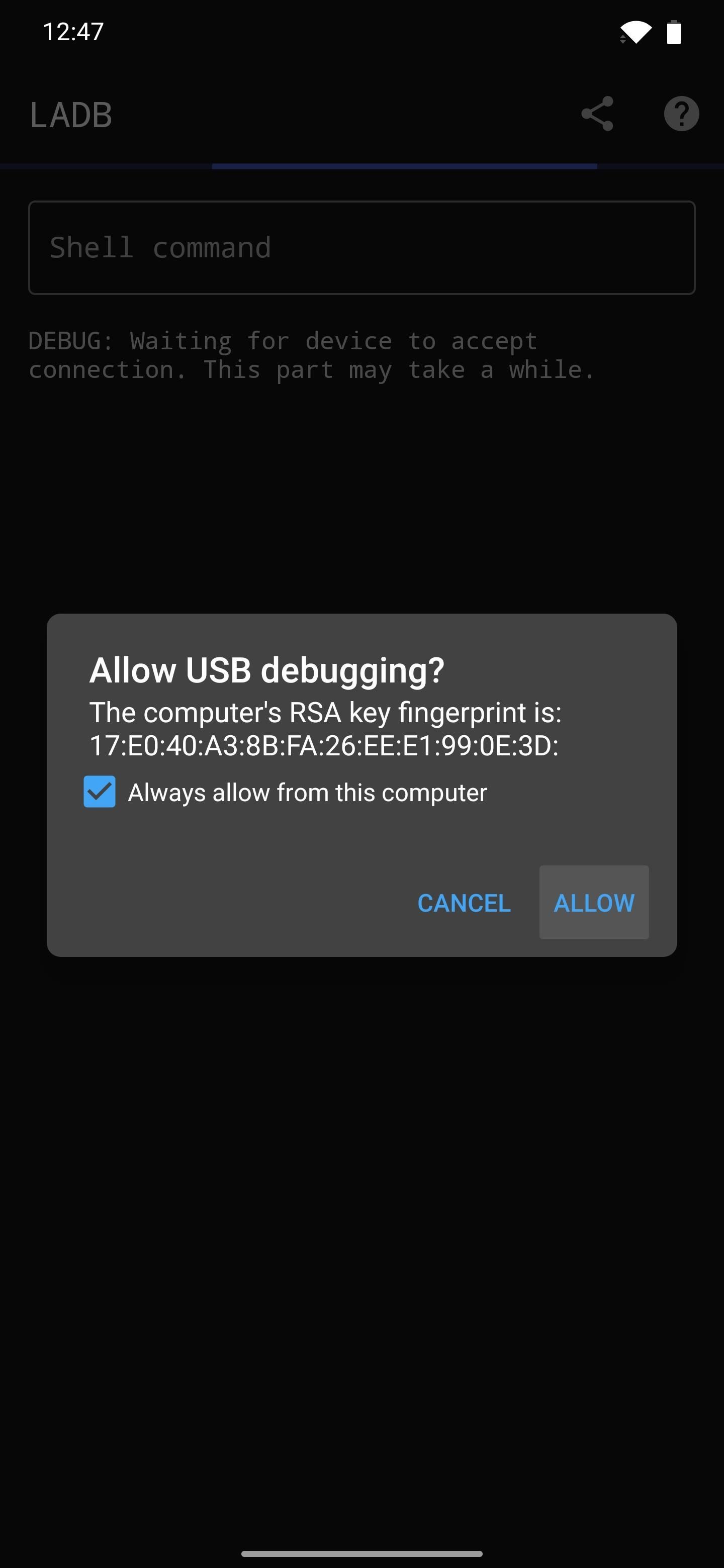 How to Send ADB Commands to Your Own Phone Without a Computer or Root
