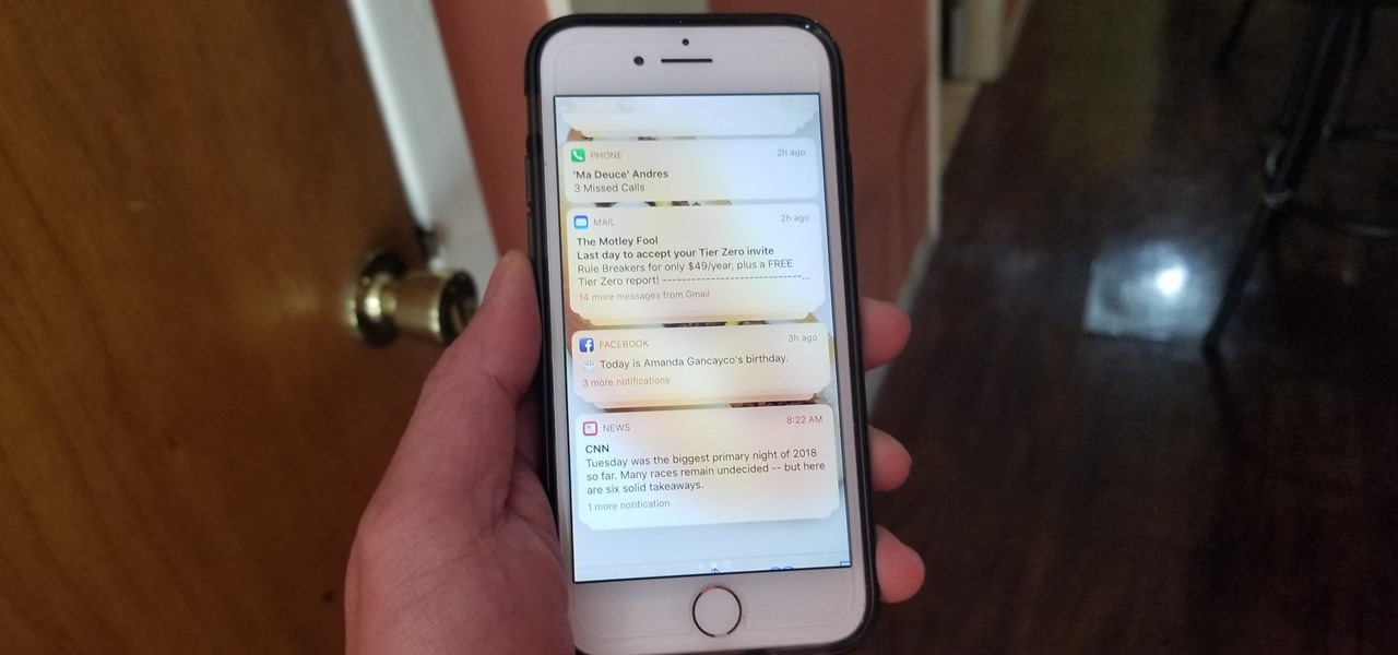 Group Notifications by Apps Instead of Smart Stacks in iOS 12 on Your iPhone