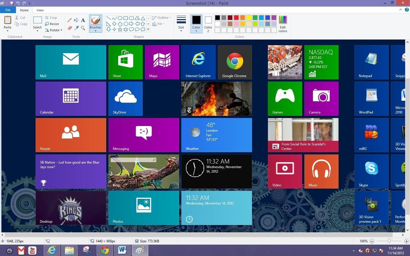 How to Take Screenshots (And Crop Them) in Windows 8