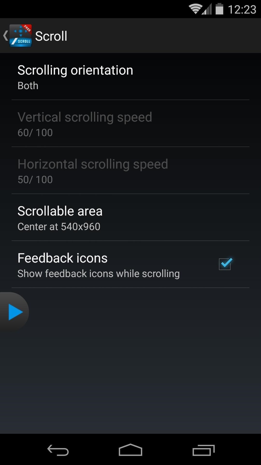 Add No-Touch Scrolling to Your Android