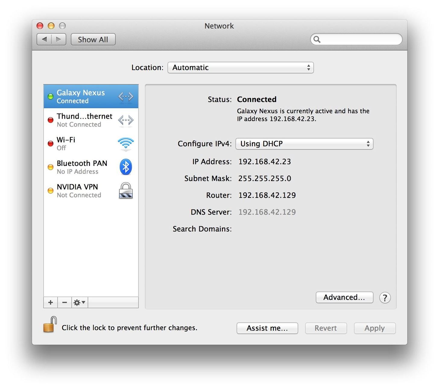 Tether Android For Mac