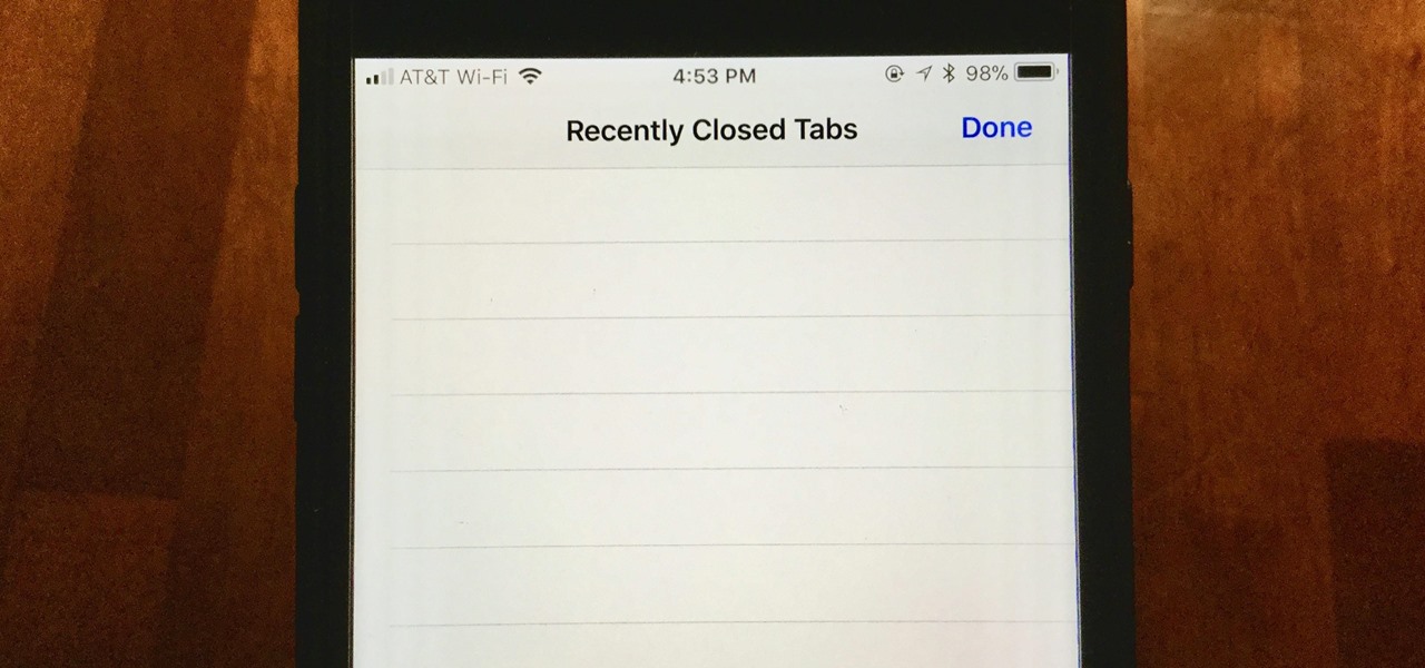 How to Clear Your Recently Closed Tabs List
