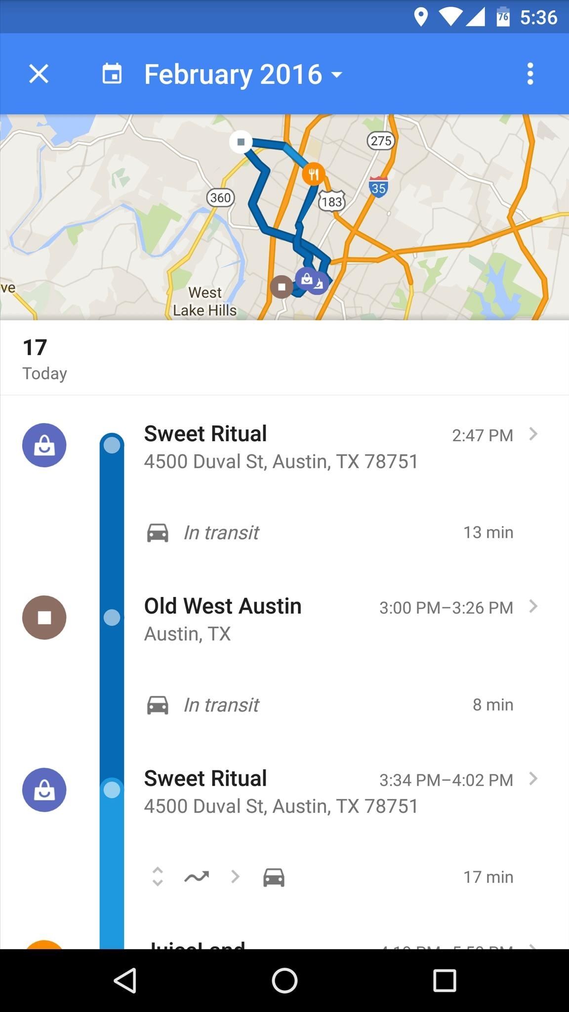 road Replenishment slice Android Basics: How to View Your Location History « Android :: Gadget Hacks