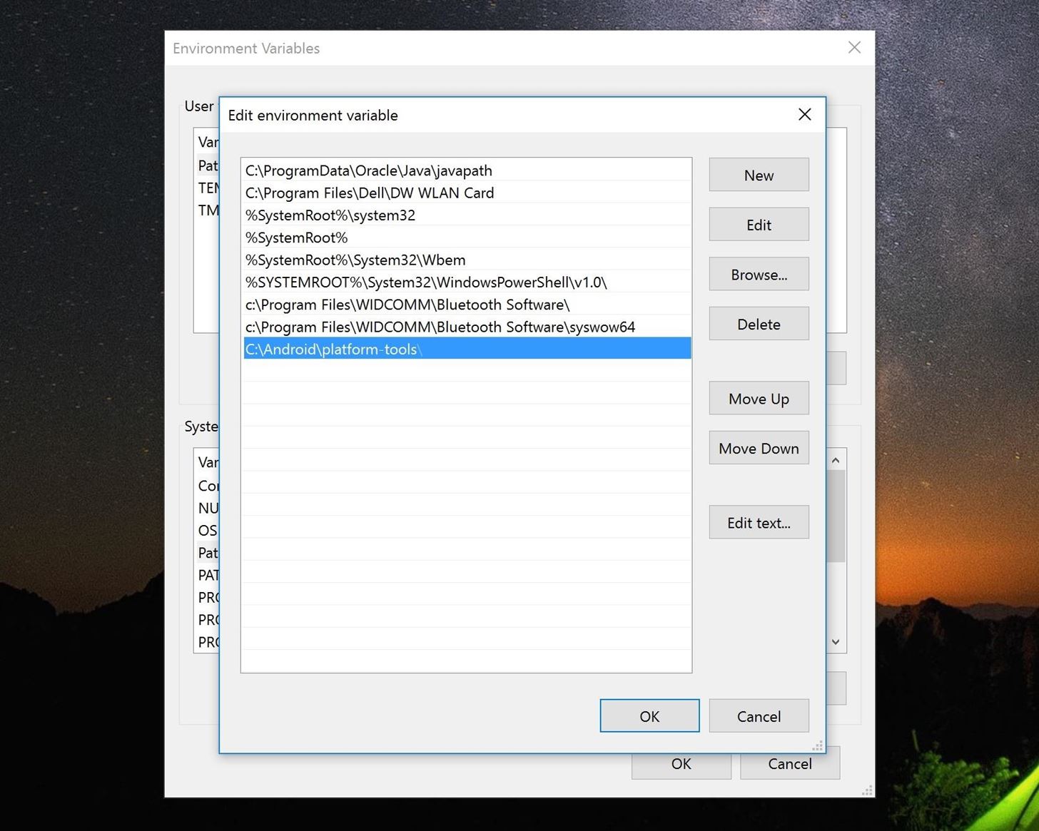Make ADB & Fastboot Work in Any Folder on Windows
