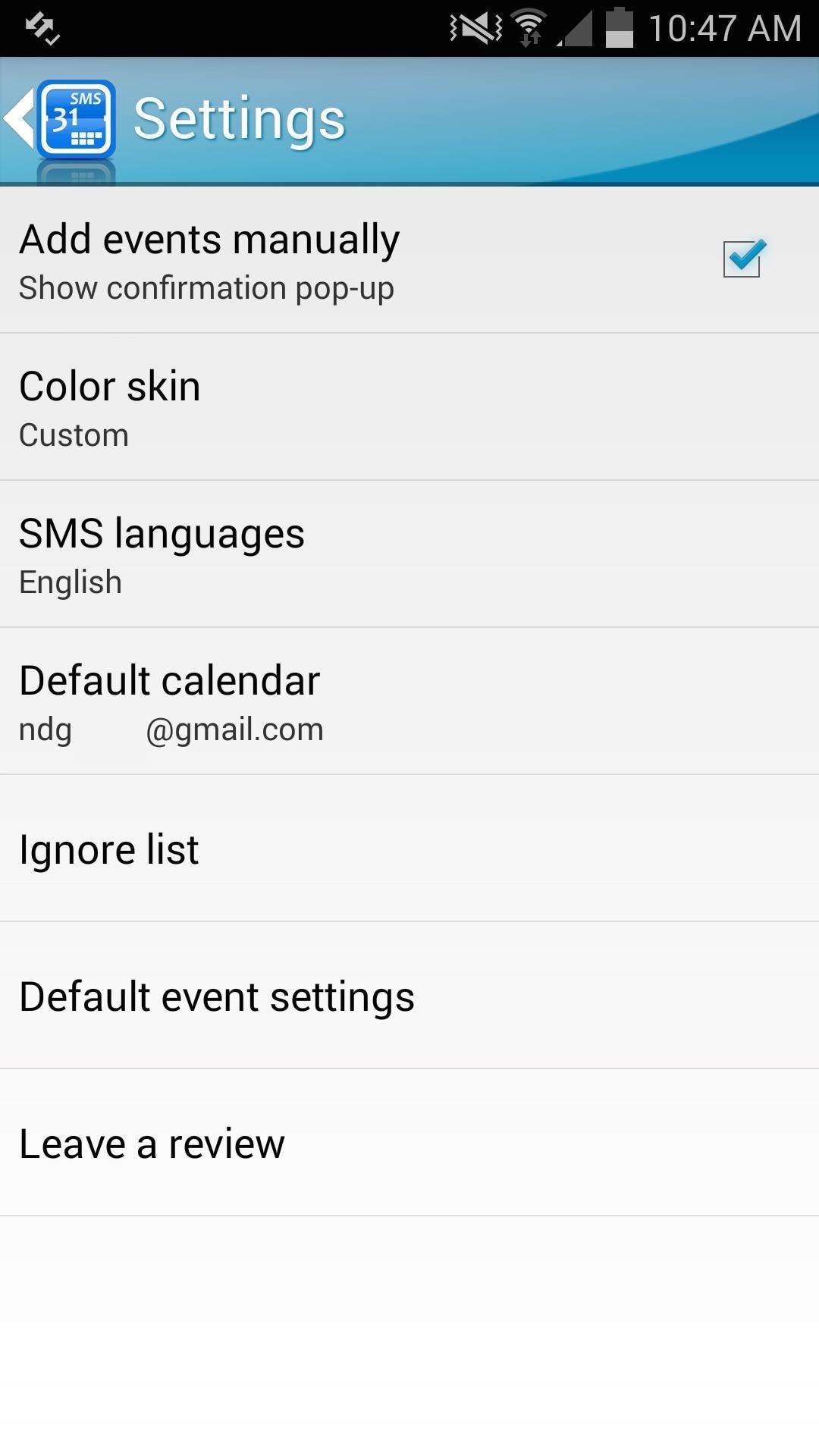 Automatically Create Calendar Events from Incoming Text Messages on Android