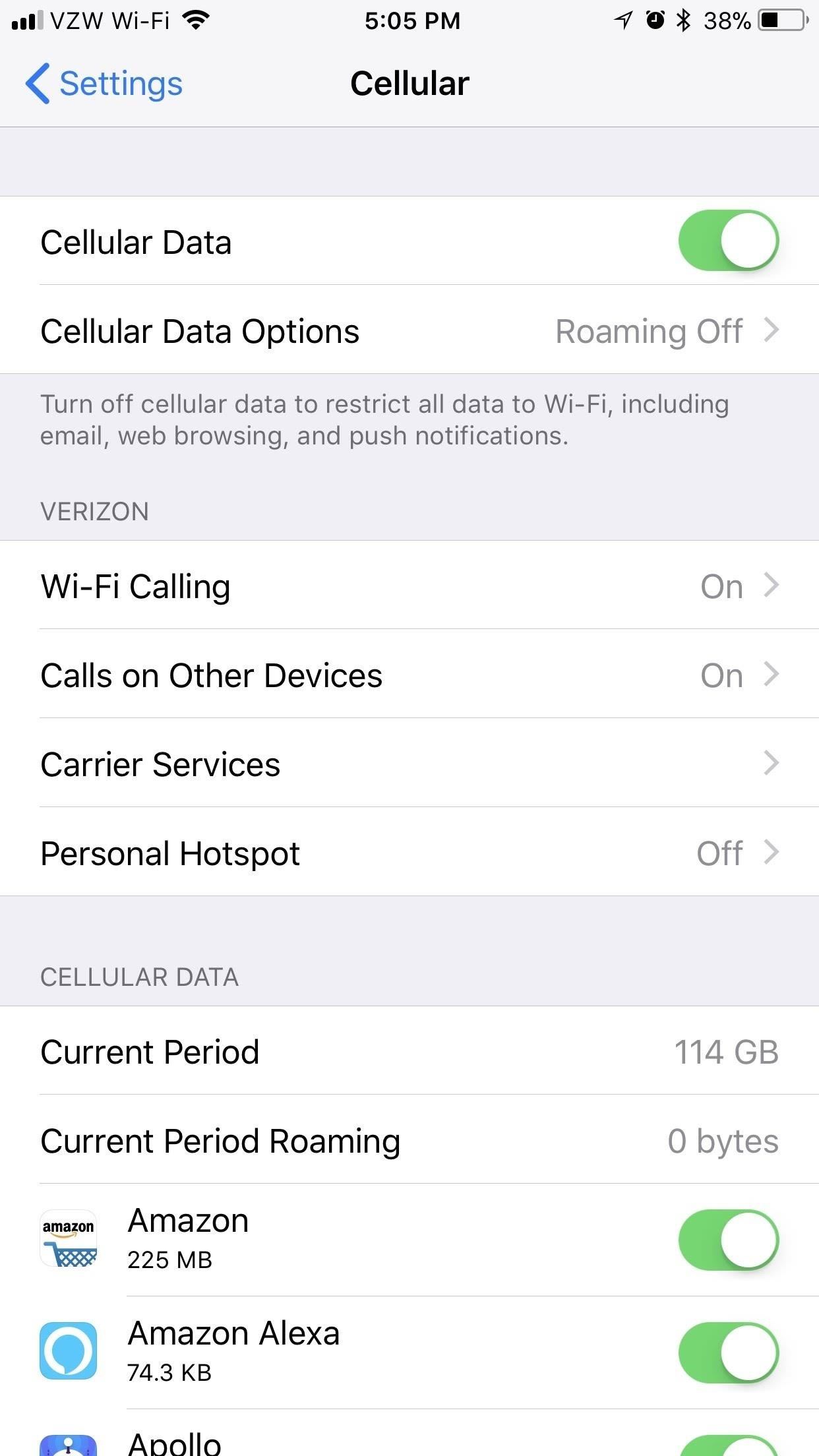 How to Easily View Your Current Cellular Data Usage on Your iPhone