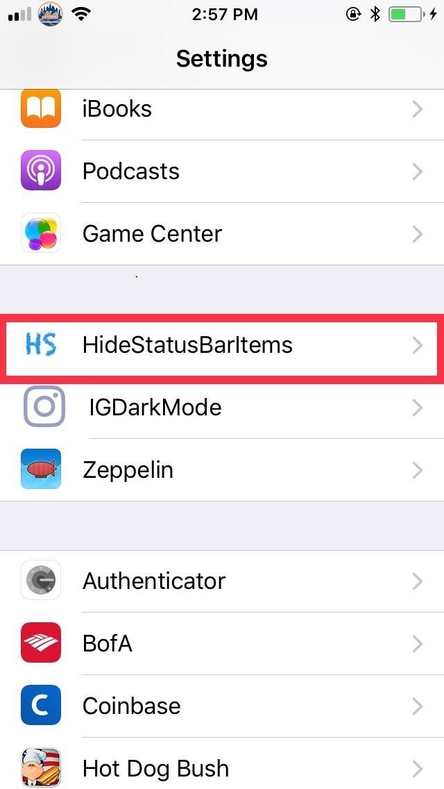 How to Hide Status Bar Icons on Your iPhone for a Cleaner Look in Apps & Wallpapers