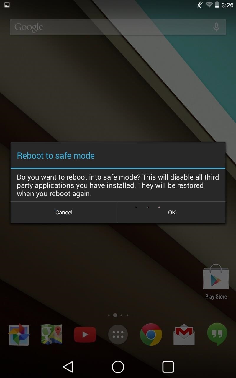 How to Boot Your Nexus 7 into Safe Mode to Disable All Third-Party Apps at Once