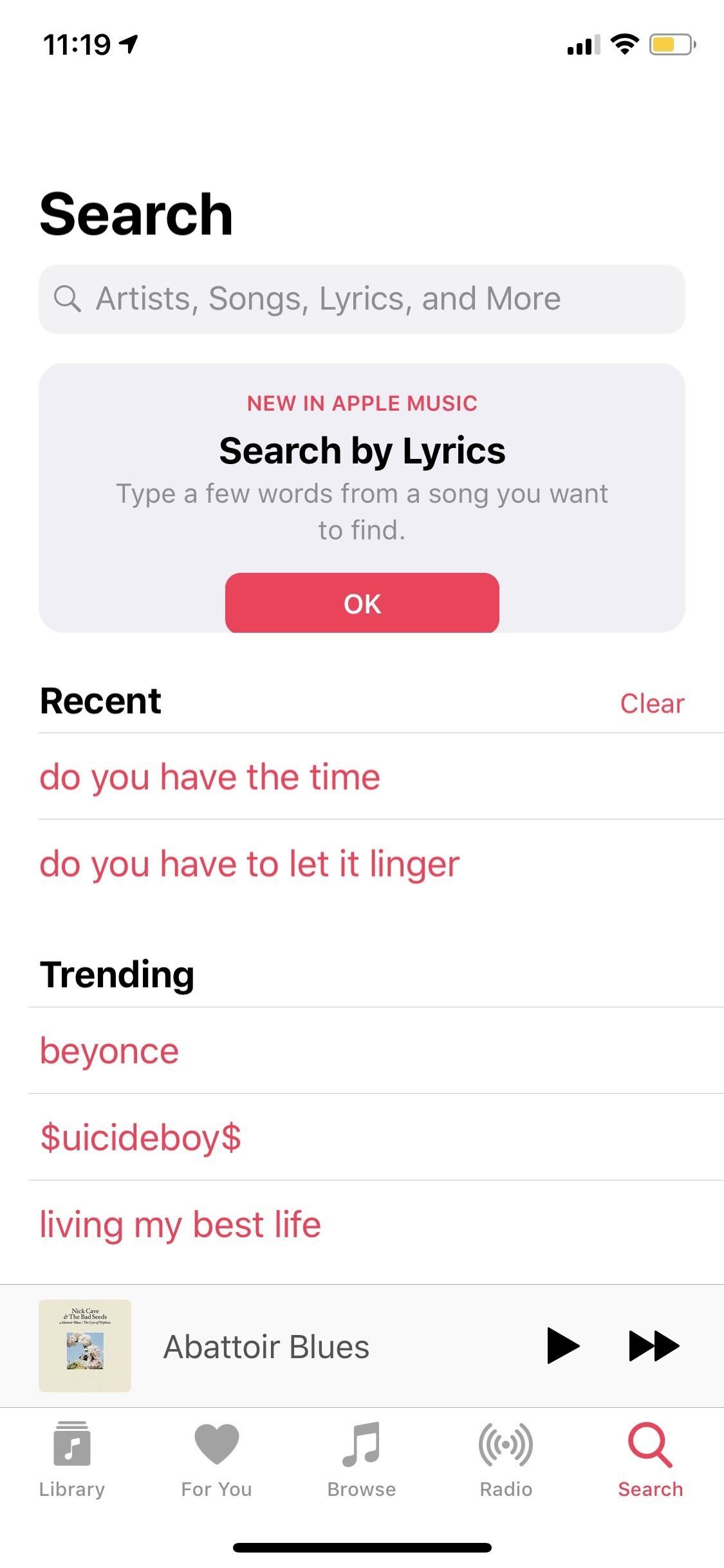 How to Find Songs by Lyrics in Apple Music for iOS 12 — With or Without a Subscription