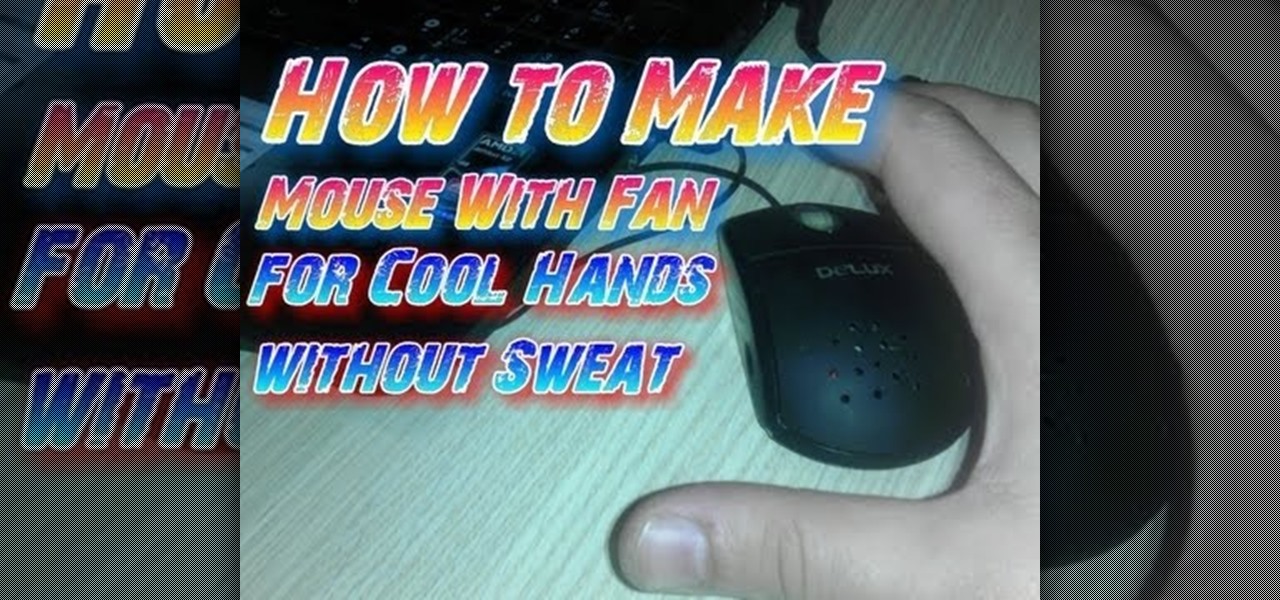 Mouse with Fan for Cool Hands-Without Sweat