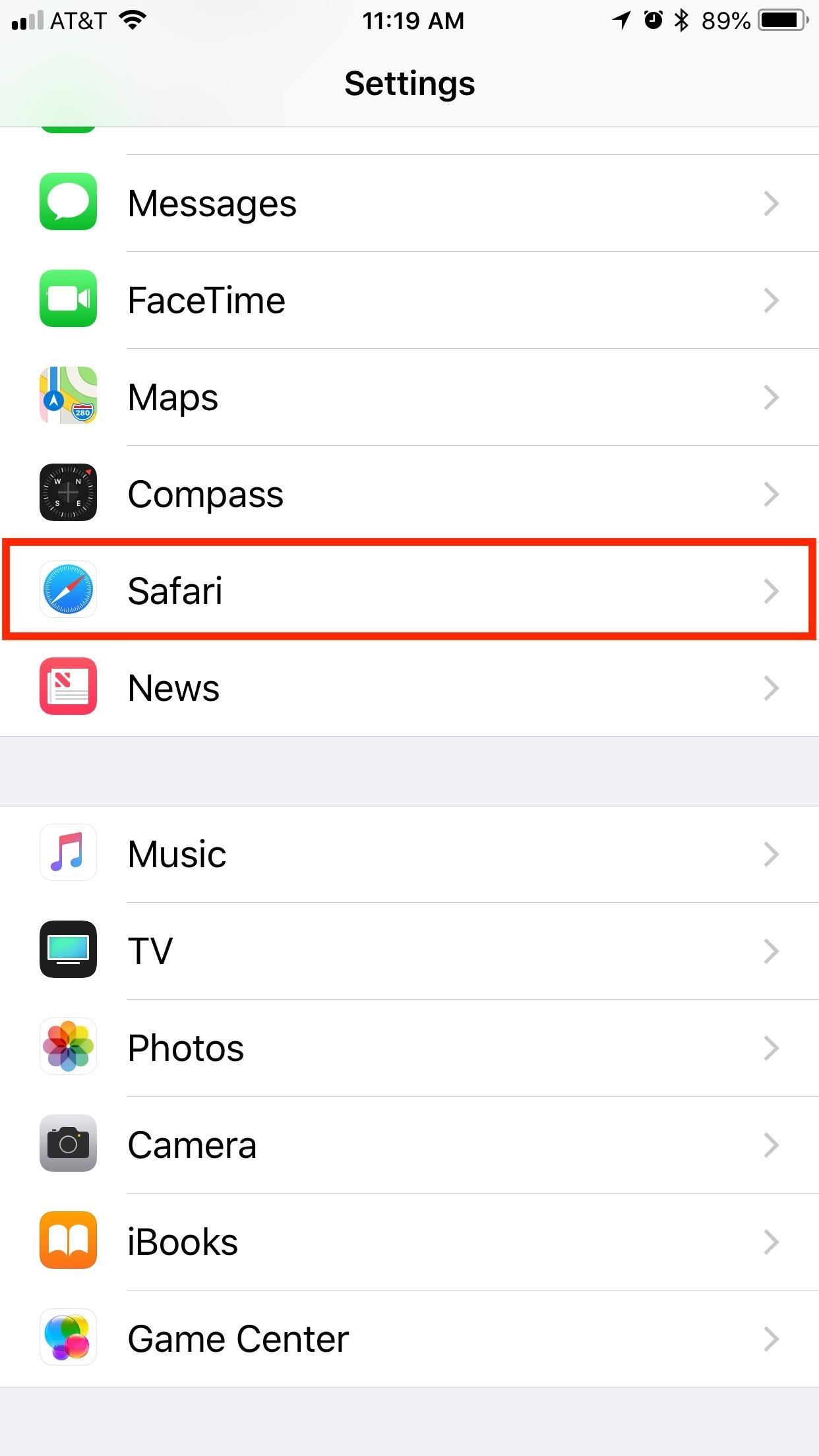 how to change safari privacy settings on iphone