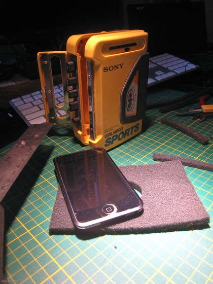 How to Mod a Sony Walkman Cassette Player into a Retro Apple iPod Case