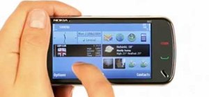 Add, hide and remove home screen widgets on a Nokia N97
