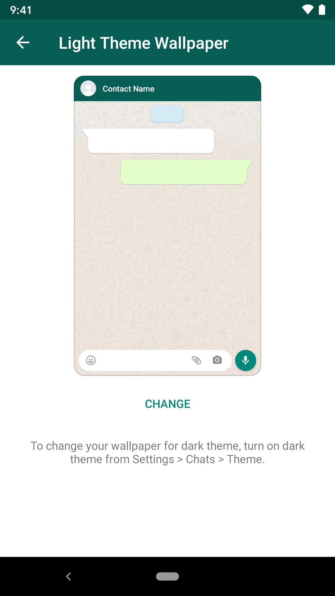 Pick Different Chat Wallpapers For Whatsapp S Light Dark Modes For Even More Control Over Your Theme Smartphones Gadget Hacks
