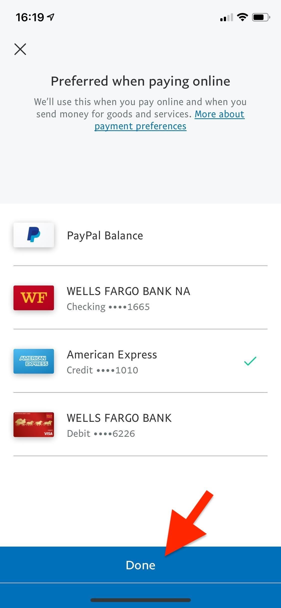 How to Change Online, In-Store, Google Pay, Samsung Pay & PayPal Cash Card Payment Preferences for PayPal