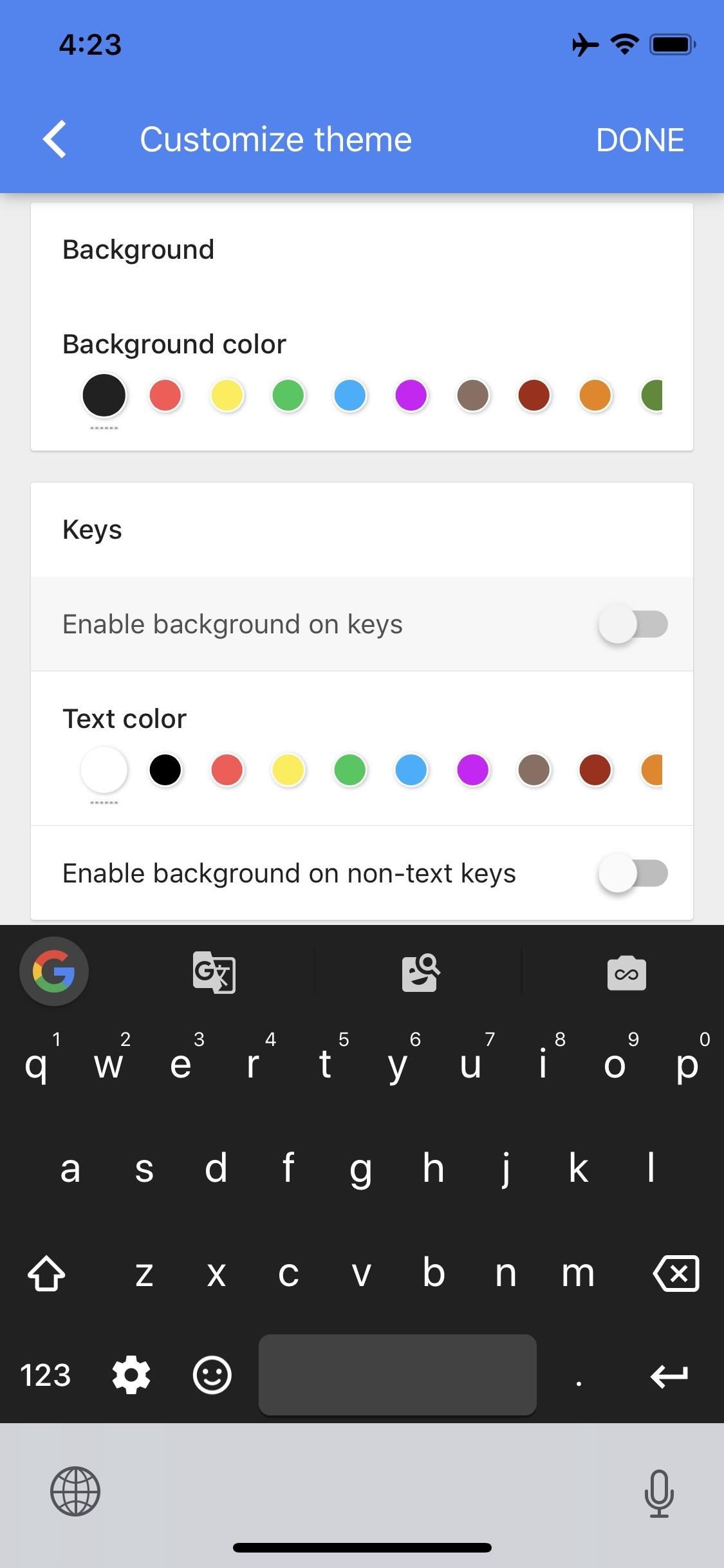 How to Get a Dark Theme on Gboard for iPhone or Android