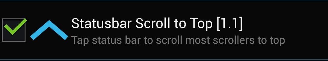 How to Make Your Galaxy S4 Scroll-to-Top When Tapping the Status Bar—Like iOS Does